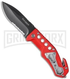 Boker Magnum Firefighter Folding Knife - Gray Plain