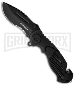 Boker Magnum Radiant Folding Knife - Black Serr