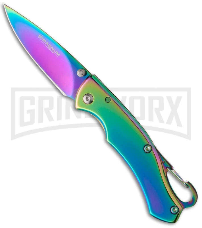 Boker Magnum Rainbow I Folding Knife - Spectrum Plain 1 Boker Magnum Rainbow I Folding Knife - Spectrum Plain