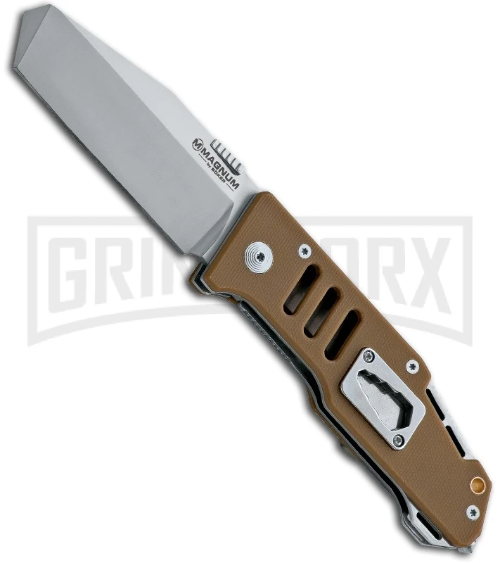 Boker Magnum Timberman Folding Knife - Satin Plain 1 Boker Magnum Timberman Folding Knife - Satin Plain