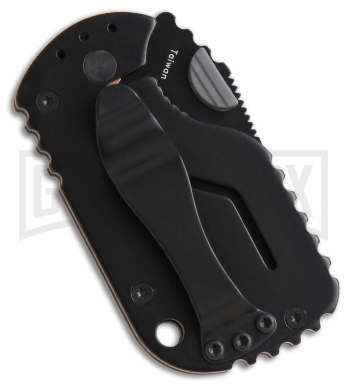 Boker Plus Subcom F Compact Gray Folding Knife - Black Serr 2 Boker Plus Subcom F Compact Gray Folding Knife - Black Serr - Image 2