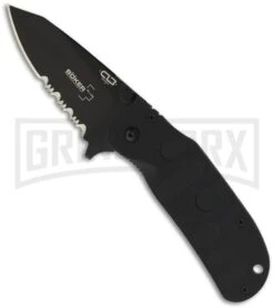 Boker Plus CLB Trance Black Folding Knife - Black Serr