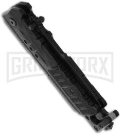 Boker Plus Black Kalashnikov Spear Point Folding Knife - Black Serr -Knife Store boker plus 01kal12s side large