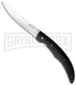 CRKT Surf 'N Turf Black POM Folding Knife - Satin Plain