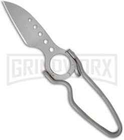 CRKT Hitchcock Hole-In-One Folding Knife - Bead Blast Plain