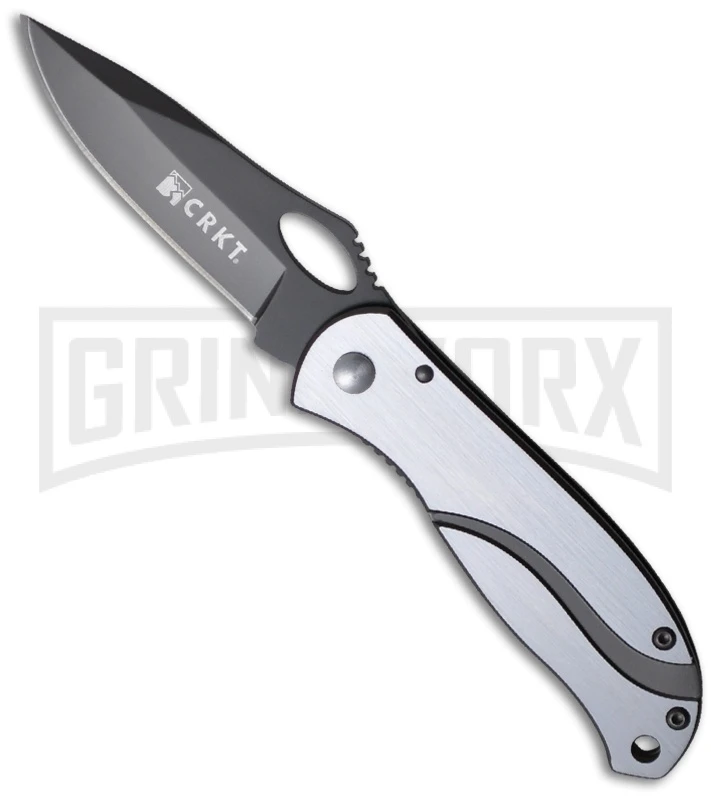CRKT Pazoda Folding Knife - Gray Plain 1 CRKT Pazoda Folding Knife - Gray Plain