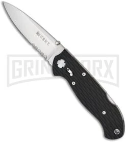 CRKT Lake 111-Z Folding Knife - Satin Serr