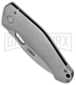 CRKT Burnley Buku Frame Lock Knife - Satin Plain 6 CRKT Burnley Buku Frame Lock Knife - Satin Plain -Knife Store crkt buku 2460 back dl large