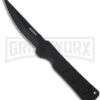 CRKT Otanashi Noh Ken Black G-10 Frame Lock Knife - Black Plain