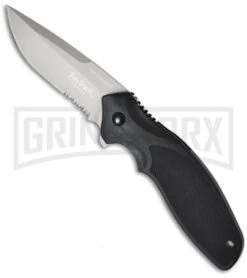 CRKT Shenanigan PPS Folding Knife - Bead Blast Serr