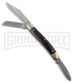 Elk Ridge ER-939BK Stockman Black Pocket Knife
