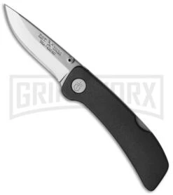 Gerber Knives 39 Series Black Lockback Folding Knife - Satin Plain