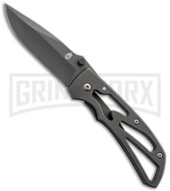 Gerber Powerframe Folding Knife - Gray Plain