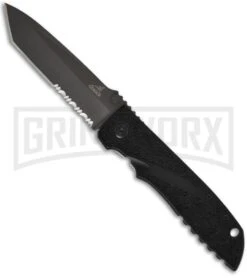 Gerber Icon Folding Knife - Black Serr