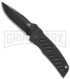 Gerber Tactical Mini Swagger Folding Knife - Black Plain