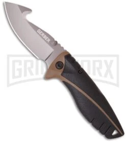 Gerber Hunting Myth Gut-Hook Folding Knife - Gray Plain