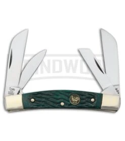 Hen & Rooster Congress Green Pick Bone Pocket Knife