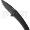 Kershaw Launch 3 Black Aluminum Automatic Knife - Black Plain