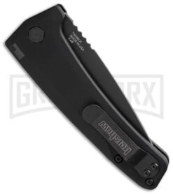 Kershaw Launch 3 Black Aluminum Automatic Knife - Black Plain 6 Kershaw Launch 3 Black Aluminum Automatic Knife - Black Plain -Knife Store kershaw launch auto 3 7300blk side cm large