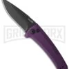 Kershaw Launch 3 Purple Automatic Knife - Black Plain