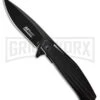 M-Tech Juice Black Manual Folding Knife - Black Plain