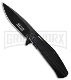 M-Tech Juice Black Manual Folding Knife - Black Plain