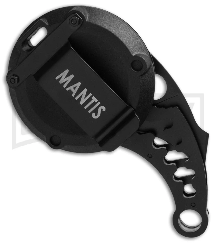Mantis Jyro Folding Knife - Black Plain 2 Mantis Jyro Folding Knife - Black Plain - Image 2