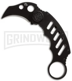 Mantis MK-IVX Midnight Karambit Knife - Black Plain