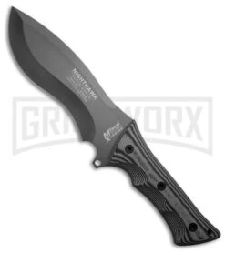 M-Tech Nighthawk Extreme Machete Fixed Blade Knife - Gray Plain