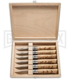 Opinel Knives Nature Series No. 8 Folding Knife Collector Set - Stainless Steel