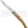 Opinel Knives Slim No. 8 Beechwood Folding Knife - Stainless Steel