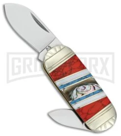 Rough Rider Stoneworx Sunfish Natural Stones Pocket Knife