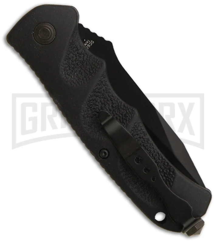 Schrade Extreme Survival SC60BT Automatic Knife - Tanto Black Plain 2 Schrade Extreme Survival SC60BT Automatic Knife - Tanto Black Plain - Image 2