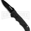 Schrade Extreme Mini Survival Automatic Knife - Black Serr