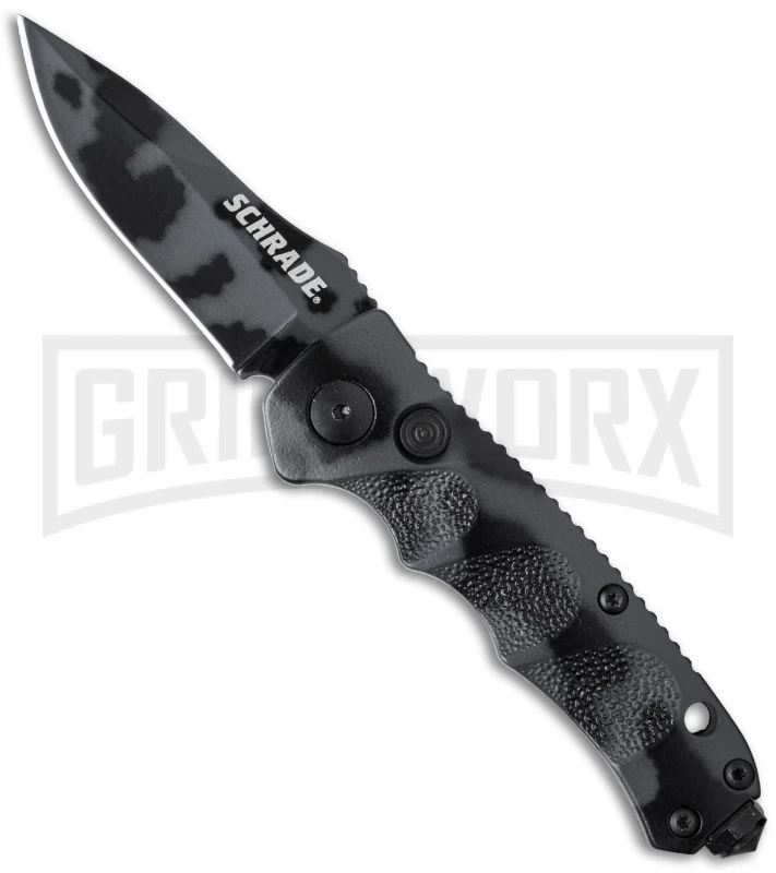 Schrade Mini Extreme Survival SC60MC Urban Camo Automatic - Spear Point Plain 1 Schrade Mini Extreme Survival SC60MC Urban Camo Automatic - Spear Point Plain