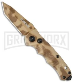 Schrade Mini Extreme Survival SC60MDT Desert Camo Automatic - Tanto Plain