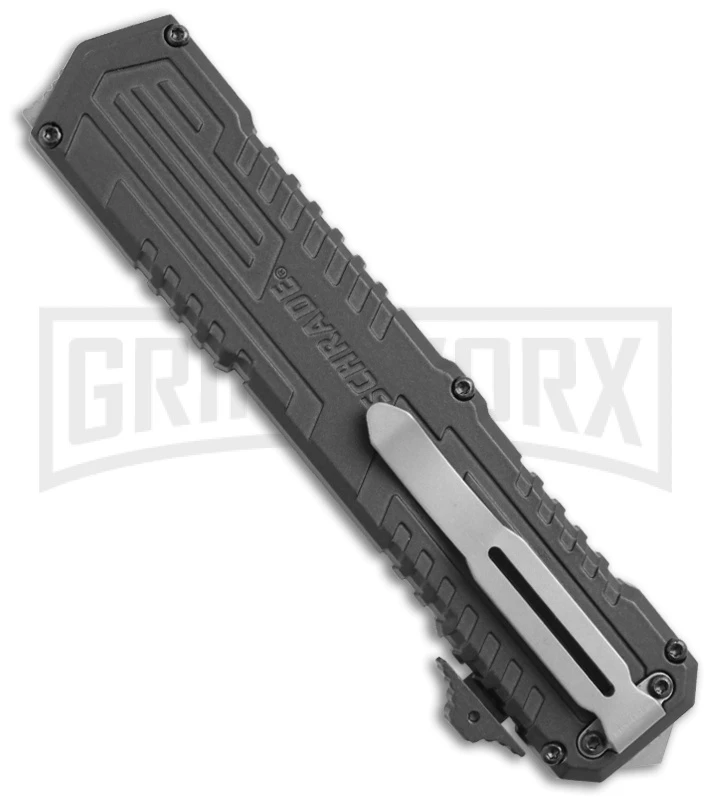 Schrade SCHOTF3BS Viper OTF Assisted Opening Knife - Black Serr 2 Schrade SCHOTF3BS Viper OTF Assisted Opening Knife - Black Serr - Image 2