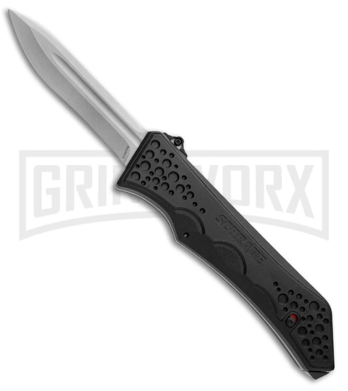 Schrade SCHOTF6 Spear Point OTF Spring Assisted Knife - Bead Blast Plain 1 Schrade SCHOTF6 Spear Point OTF Spring Assisted Knife - Bead Blast Plain