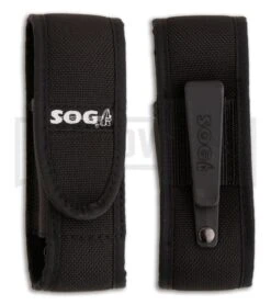 SOG Blade Light Folding Knife Green LED - Satin Plain -Knife Store sog bladelight folder blt50 n sheath large