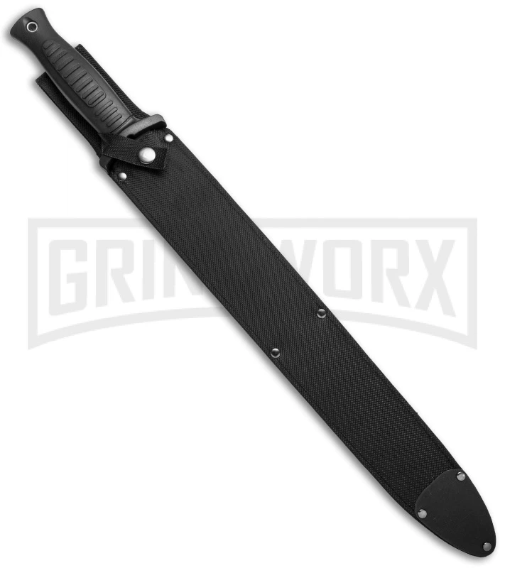 United Cutlery Combat Commander Jungle Toothpick Machete - Black Plain 2 United Cutlery Combat Commander Jungle Toothpick Machete - Black Plain - Image 2