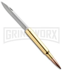 United Cutlery 50 Cal. Bullet Folding Knife - Satin Plain