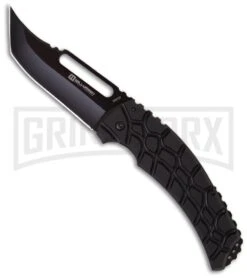 United Cutlery Willumsen Urban Tactical Blondie Folding Knife - Black Plain