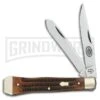 Utica Cutlery Coffin Brown Jigged Bone Pocket Knife