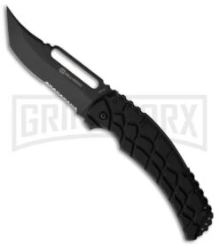 United Cutlery Willumsen Urban Tactical Blondie Folding Knife - Black Serr